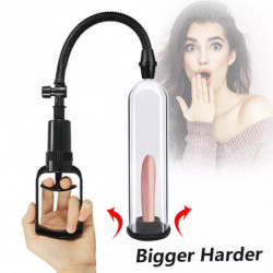 Bomba de vacio para alargar y engrosar el pene