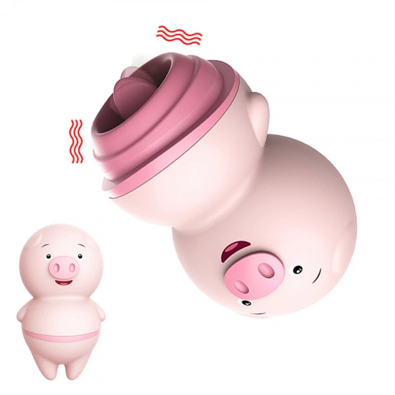 Vibrador cerdito carga usb