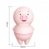 Vibrador cerdito carga usb