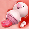 Vibrador cerdito carga usb