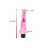 Vibrador realista Hi-rubber realista A grueso B estimulador de punto g