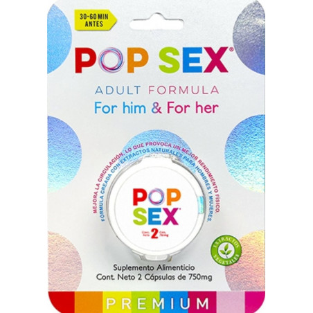 Pop sex 2 capsulas