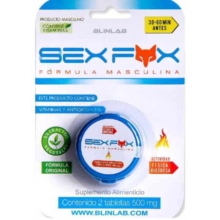 Motivador sex fox 2 capsulas