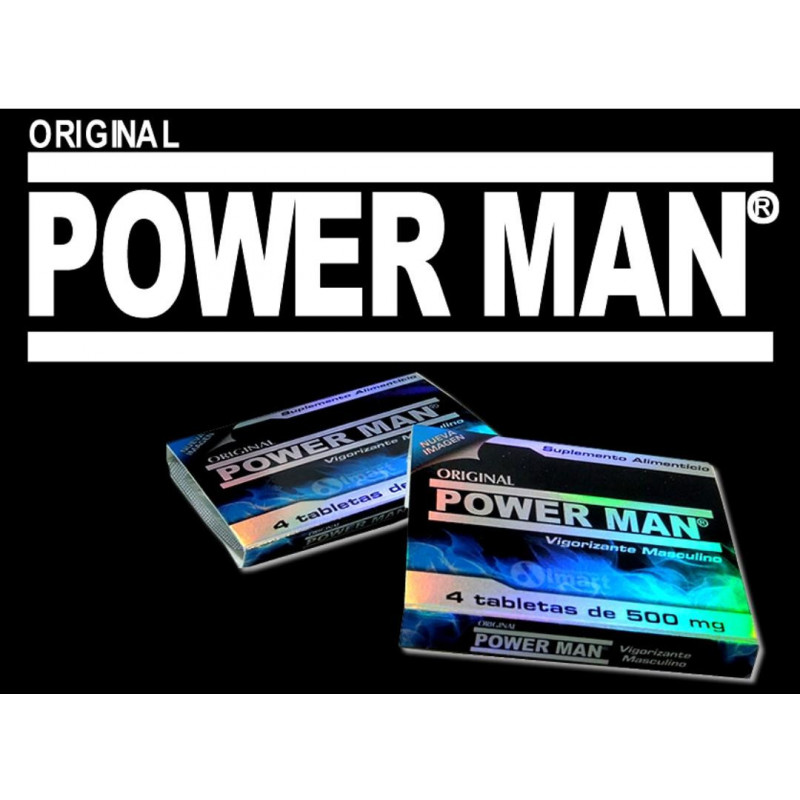 Motivador power man 1 pieza y 4 piezas